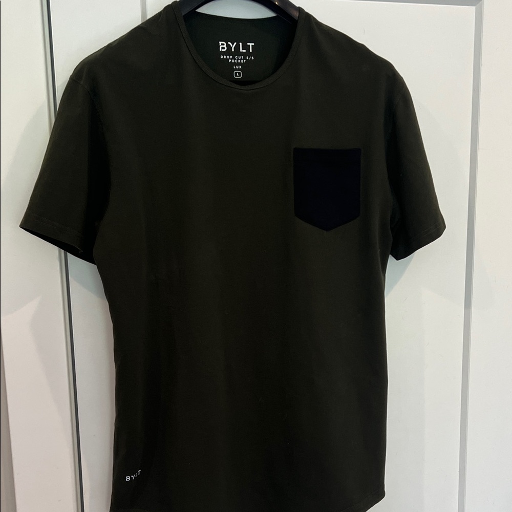 Men's Olive Green T-Shirt BYLT